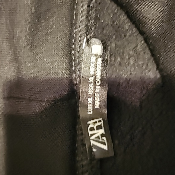 ZARA BASIC BLACK WOMEN'S SWEATER ,SWEATSHIRT SIZE XL ,PRE-OWNED, NO TAG MATERIAL - Picture 7 of 7
